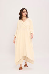 Coco Cream Kaftan Tunic - Shirt - Mizyana