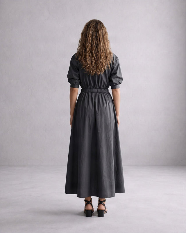 Collar Sphara Cotton Jumpsuit - Jumpsuit - Mizyana