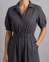Collar Sphara Cotton Jumpsuit - Jumpsuit - Mizyana