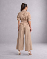 Collar Sphara Cotton Jumpsuit - Jumpsuit - Mizyana