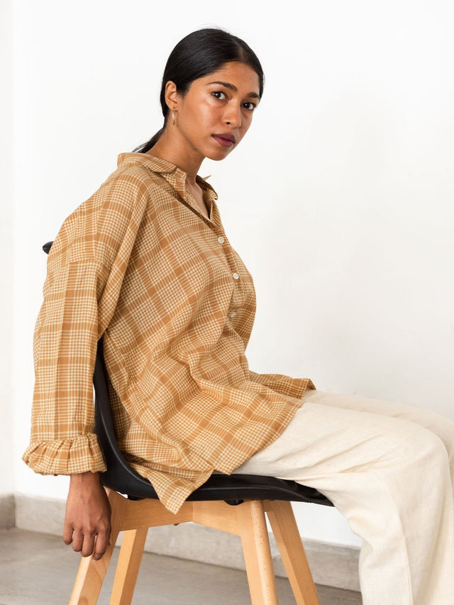 Confluence Shirt / Tea-Dyed - Shirt - Mizyana