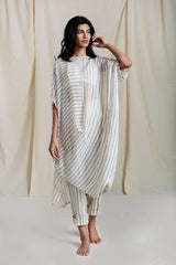 Cowl Tunic Dress Oatmeal - Dress - Mizyana