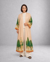 Dawn Digital Print Cotton Abaya - Abaya - Mizyana