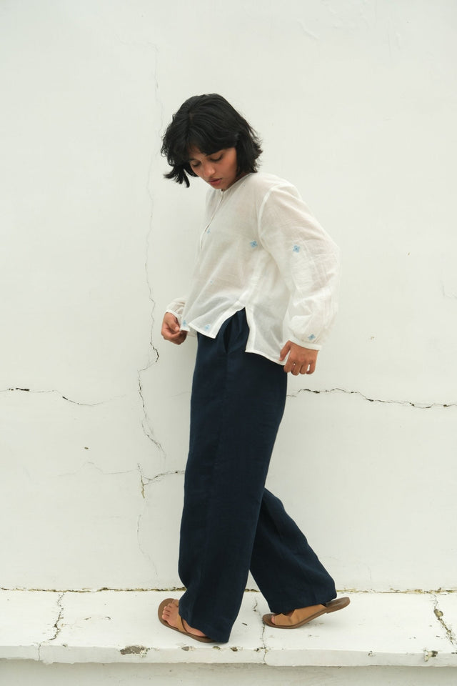 Deepest Blues Unisex Pants - Trousers - Mizyana