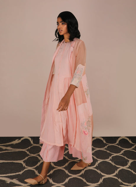 Dessert Rose Print Jacket - Jacket - Mizyana