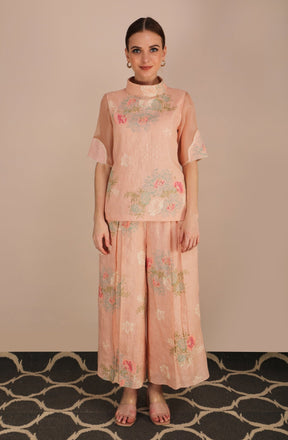 Dessert Rose Print Top - Shirt - Mizyana