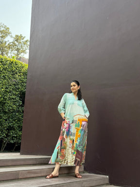Dora Dress in Casa Parade print - Dress - Mizyana
