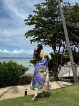 Dora Dress in Coastal Serenade Print - Dress - Mizyana