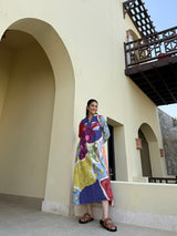 Dora Dress in Florentine Mosaic Print - Dress - Mizyana