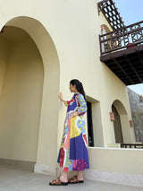 Dora Dress in Florentine Mosaic Print - Dress - Mizyana