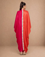 Double Shade Drape Kaftan - Kaftan - Mizyana