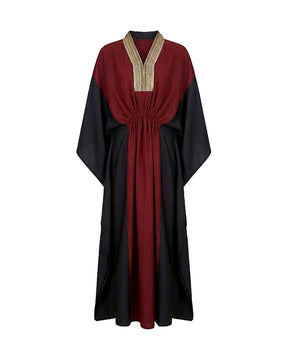 Dual Tone Colorblock Kaftan - Kaftan - Mizyana