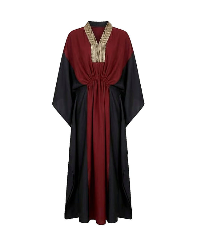 Dual Tone Colorblock Kaftan - Kaftan - Mizyana
