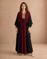 Dual Tone Colorblock Kaftan - Kaftan - Mizyana