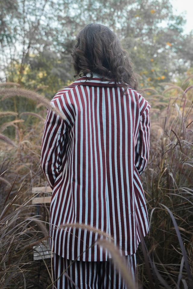 Dusk Double-Buttoned Blazer - Blazer - Mizyana