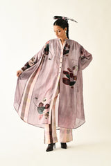Dusk Pink Thistle Dress - Dress - Mizyana