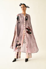 Dusk Pink Thistle Dress - Dress - Mizyana