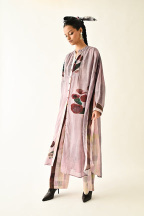 Dusk Pink Thistle Dress - Dress - Mizyana