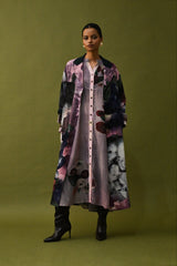 Dusk Pink Trench Set - Two-Piece Set - Mizyana