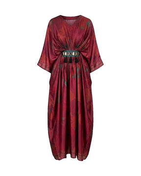 Dusky Printed Kaftan - Kaftan - Mizyana