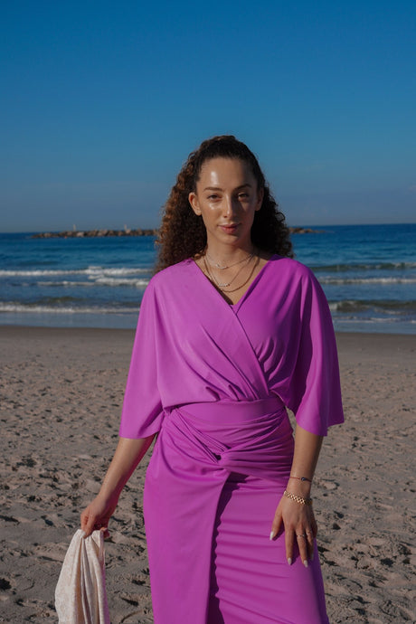 Ella set with Sofia skirt - Fushia - Swim Set - Mizyana