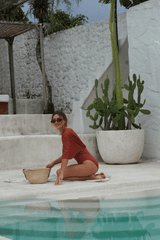 Ella swim set with Elina skirt 2.0 - Clay - Swim Set - Mizyana