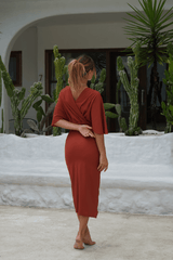 Ella swim set with Elina skirt 2.0 - Clay - Swim Set - Mizyana