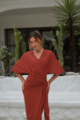Ella swim set with Elina skirt 2.0 - Clay - Swim Set - Mizyana