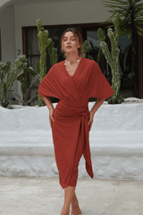 Ella swim set with Elina skirt 2.0 - Clay - Swim Set - Mizyana