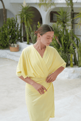 Ella swim set with real wrap skirt - Honey - Swim Set - Mizyana