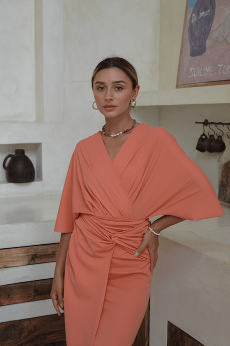 Ella swim set with Sofia 2.0 skirt - Crabapple - Swim Set - Mizyana