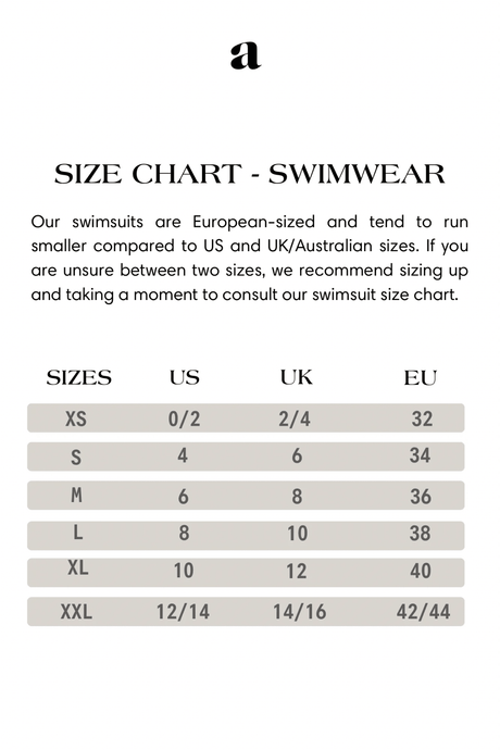 Ella swim set with Sofia 2.0 skirt - Dark Brown - Swim Set - Mizyana