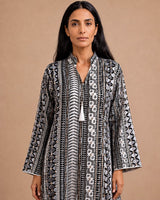 Embroidered Tassels Linen Jalabiya - Jalabiya - Mizyana