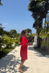 Emma swim dress - Red - Dress - Mizyana