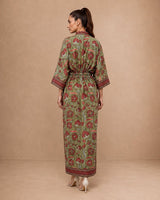 Evara Pleated Kaftan - Kaftan - Mizyana