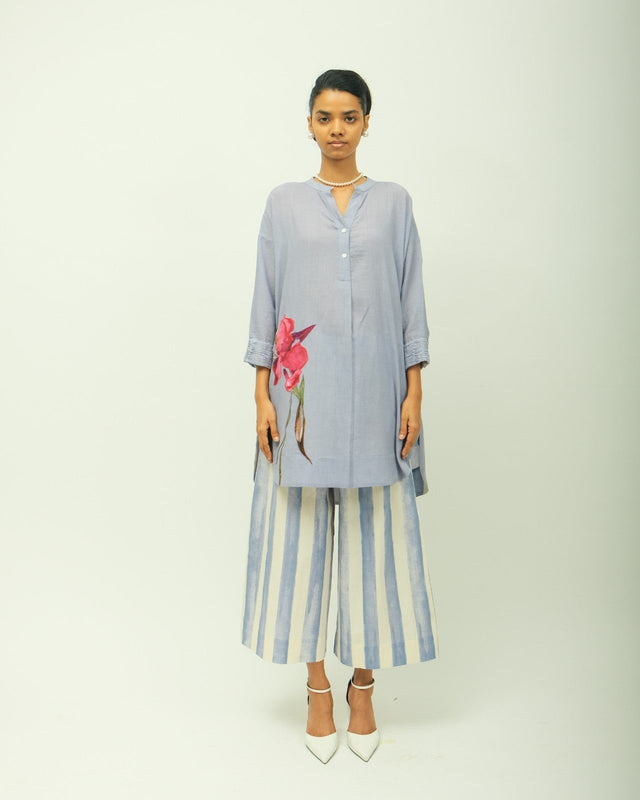 Flamingo Applique Cord Set - Co-ord Set - Mizyana