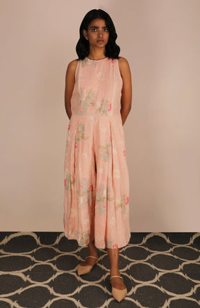Florence Rose Print Jumpsuit - Jumpsuit - Mizyana