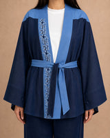 Flourish Denim Cape - Cape - Mizyana
