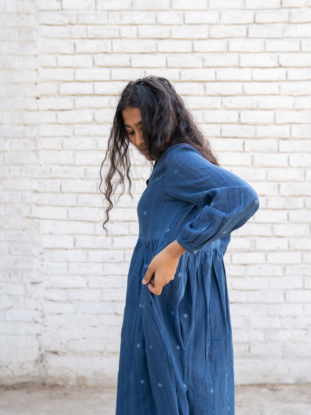 Fragments Jamdani Shirt Dress - Shirt Dress - Mizyana