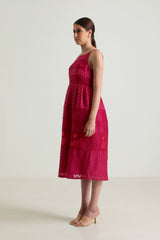 Frusia Lace Strap Dress - Dress - Mizyana