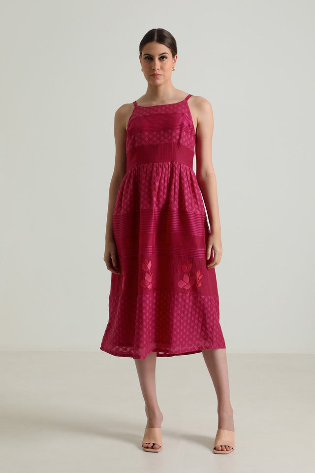 Frusia Lace Strap Dress - Dress - Mizyana