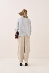 Gingham Ae Shirt Set - Two-Piece Set - Mizyana