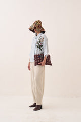 Gingham Ae Shirt Set - Two-Piece Set - Mizyana