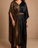 Gold Shimmer Kaftan - Kaftan - Mizyana