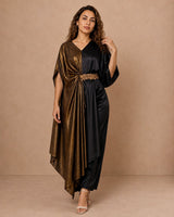 Gold Shimmer Kaftan - Kaftan - Mizyana