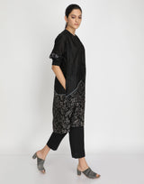 Golden printed dress - Dress - Mizyana