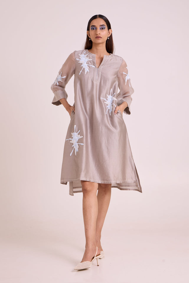 Gracie - Graphite & Fern Tunic Dress - Dress - Mizyana
