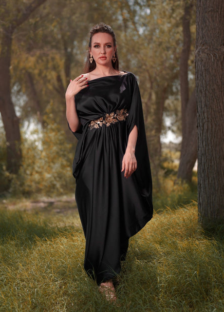 GREEK PLEAT BLACK - Kaftan - Mizyana