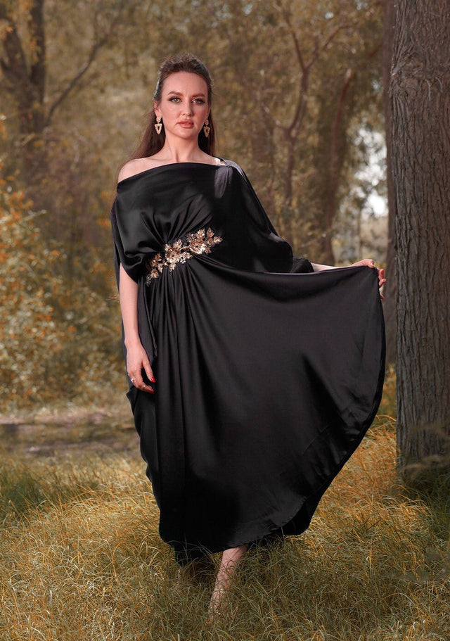 GREEK PLEAT BLACK - Kaftan - Mizyana
