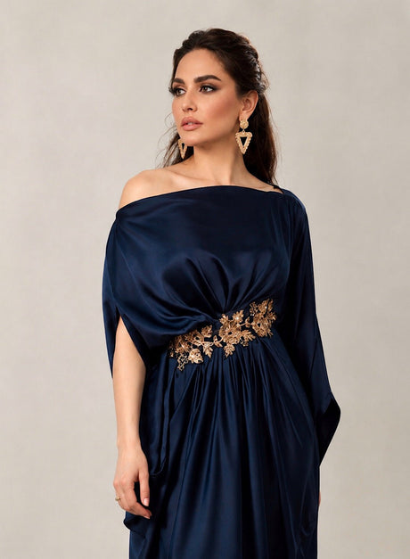 GREEK PLEAT BLU - Kaftan - Mizyana